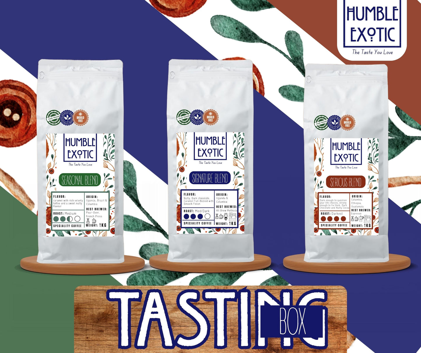 Humble Exotic Coffee Tasting Box
