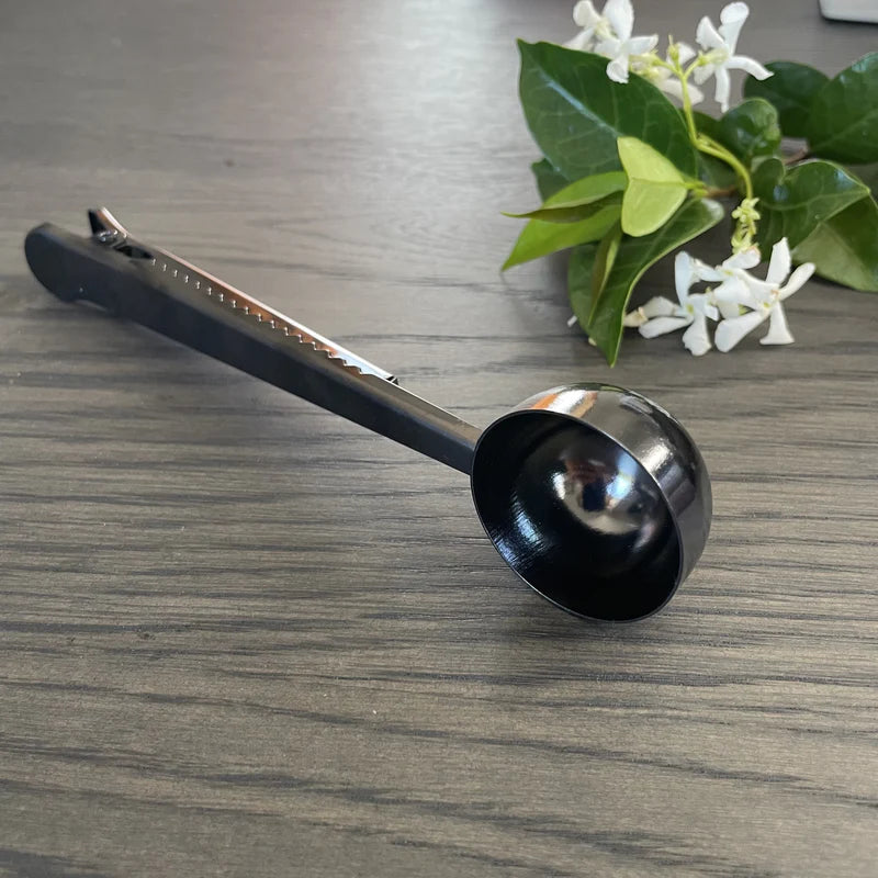 Black Coffee Spoon Clip